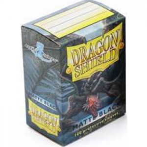 Dragon Shield Black - Matte Sleeves - Standard Size 63x88mm (100 Θήκες)