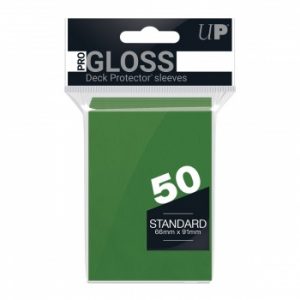 Ultra Pro PRO-Gloss Standard Deck Protector Sleeves - Forest Green 66x91mm (50 Θήκες)