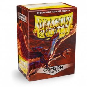 Dragon Shield Standard Sleeves - Matte Crimson 63x88mm (100 Θήκες)