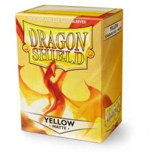 Dragon Shield Yellow - Matte Sleeves - Standard Size 63x88mm (100 Θήκες)