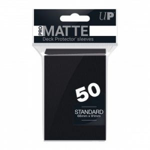 Ultra Pro PRO-Matte Standard Deck Protector Sleeves - Black 66x91mm (50 Θήκες)