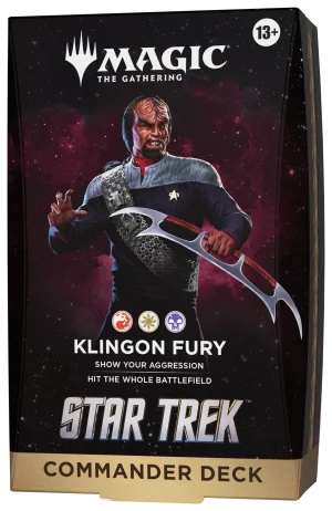 Magic: The Gathering TCG - Star Trek - "Klingon Fury" Commander Deck