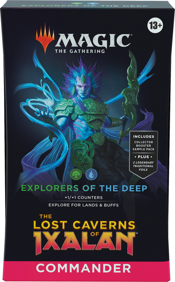 Magic the Gathering MTG TCG Commander Deck - Lost Caverns of Ixalan (Explorers of the Deep)