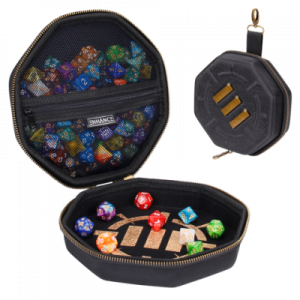 Enhance Gaming Dice Case & Rolling Tray Black