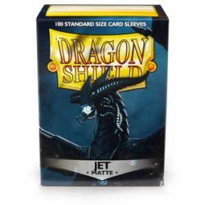 Dragon Shield Jet - Matte Sleeves - Standard Size 63x88mm (100 Θήκες)