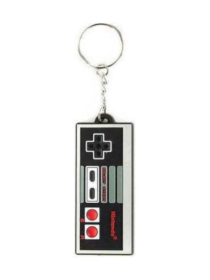 Μπρελόκ Nintendo - Original NES Controller Rubber Keychain