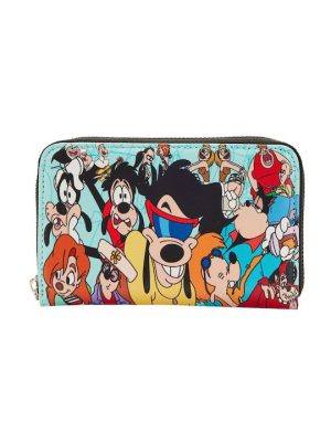 Loungefly Disney Goofy - Movie Collage Zip Around Wallet (WDWA2086)