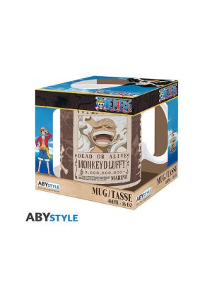 Abysse One Piece - Luffy Wanted Κούπα Κεραμική 460ml
