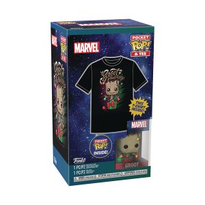 Funko Pocket Pop! & Tee (Child): Guardians of the Galaxy - Holiday Groot Vinyl Figure & T-Shirt (S)