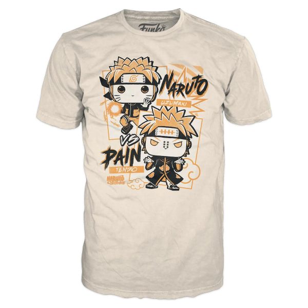 Funko Boxed Tee: Naruto Shippuden - Naruto vs Pain T-Shirt (M)