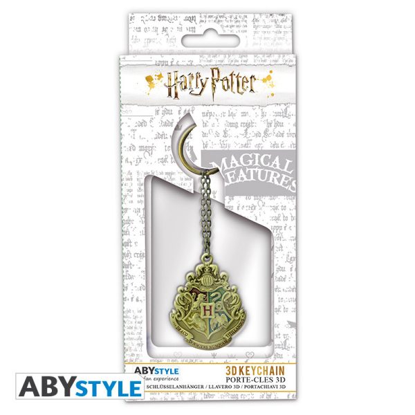 Abysse Harry Potter - Hogwarts Crest 3D Keychain (ABYKEY319)