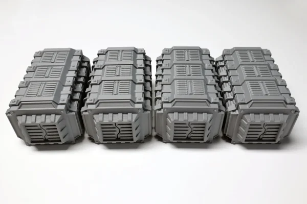 Gamemaker Large Sci-Fi Containers – Tabletop Game Terrain Suitable For War Games 28/32mm Scale