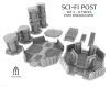 Gamemaker Modular Sci fi Platform Post – Scenery Terrain Set Suitable For War Games 28mm/32mm Scale