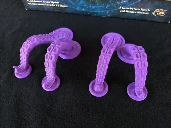 Gamemaker Tentacle Card Colders Suitable For Arkham Horror (Purple Color)