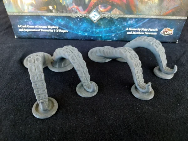 Gamemaker Tentacle Card Holders Suitable For Arkham Horror (Grey Color)