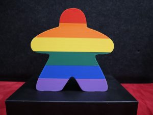 Gamemaker 3D Pride Meeple - Large