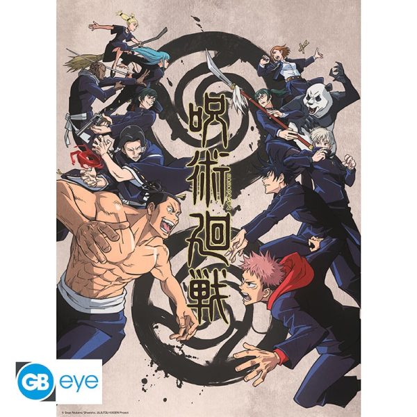 JUJUTSU KAISEN - Set 2 Αφίσες Posters Chibi 52x38 - Group And Schools