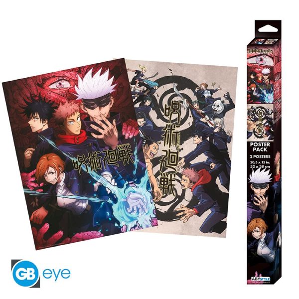 JUJUTSU KAISEN - Set 2 Αφίσες Posters Chibi 52x38 - Group And Schools