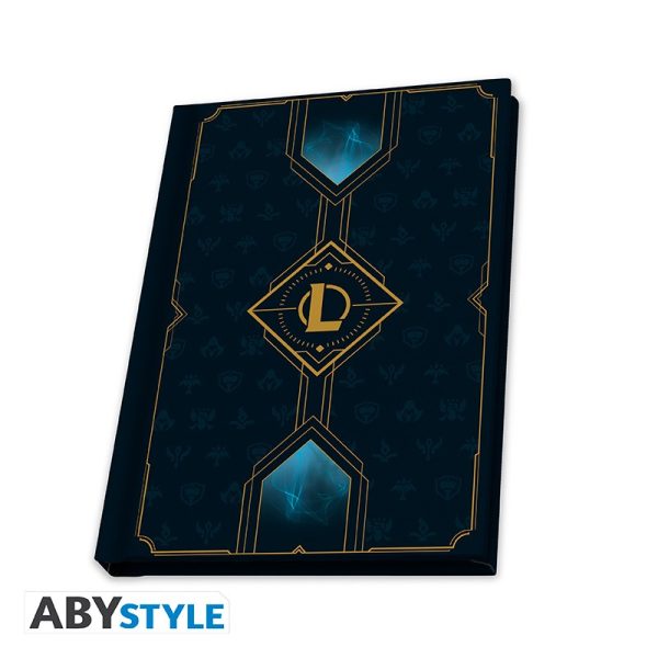 LEAGUE OF LEGENDS - Σετ Δώρου XXL glass + Pin + Σημειωματάριο Notebook "Hextech logo"