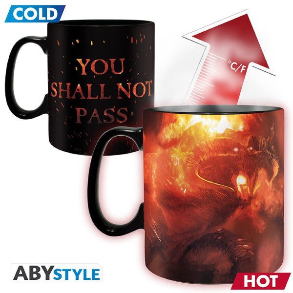 LORD OF THE RINGS - Κούπα Mug Heat Change - 460 ml - You shall not pass
