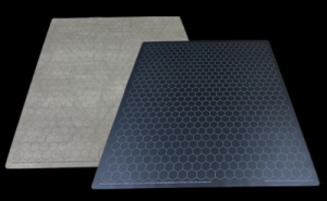 Reversible Megamat Black/Grey 1'' Squares (88cm x 122cm)