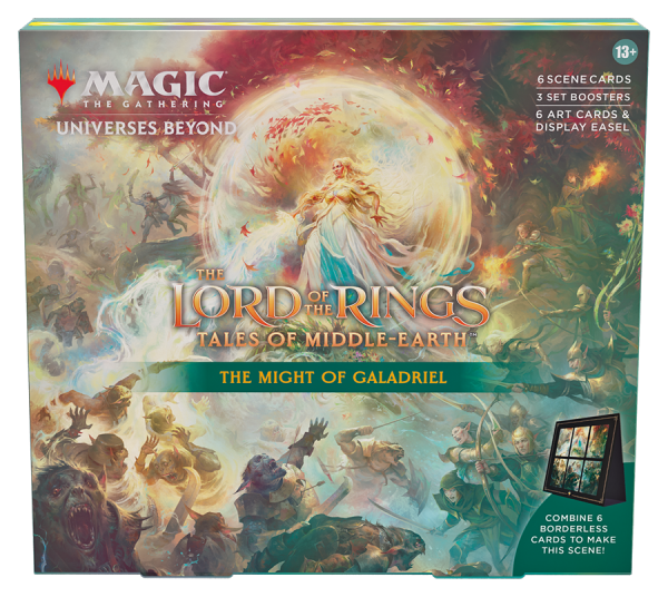 Magic The Gathering MTG TCG Scene Box (Set of 4) - Tales Of Middle Earth (Special Edition)