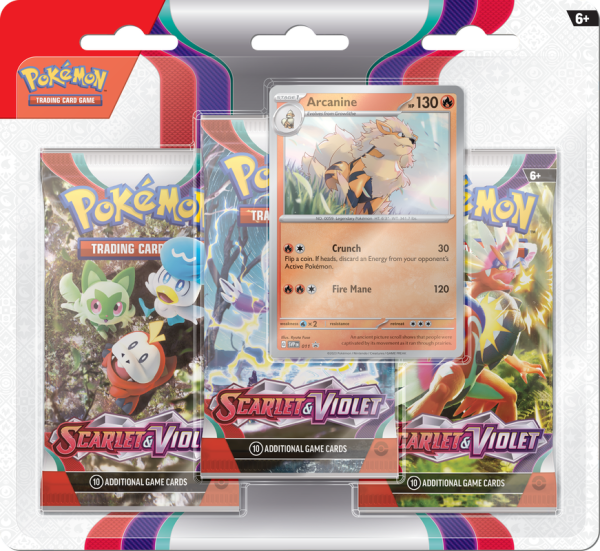 Pokemon TCG 3-Booster Blister - Scarlet & Violet