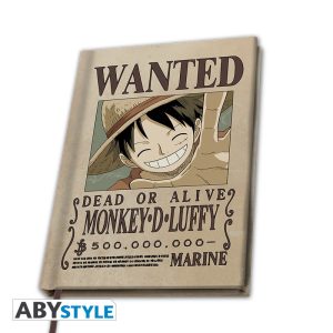 ONE PIECE - A5 Σημειωματάριο Notebook "Wanted Luffy"*