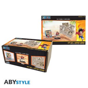 ONE PIECE - Σετ Δώρου Κούπα Mug 320ml + Acryl + Postcards "Luffy"