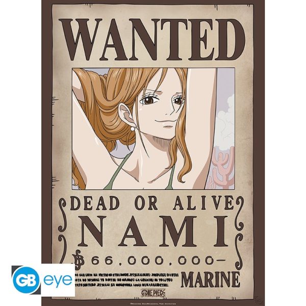 ONE PIECE - Αφίσα Poster Chibi 52x38 - Wanted Nami