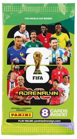 pack_8_cards-world_cup Panini – FIFA World Cup 2026 Adrenalyn XL Booster (Φακελάκι)