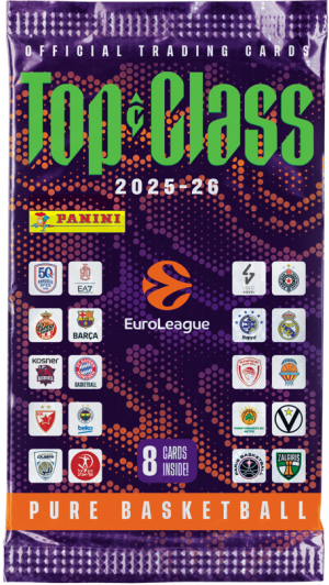 Panini - Euroleague Top Class 2026 Κάρτες Panini Κουτί (8 κάρτες)