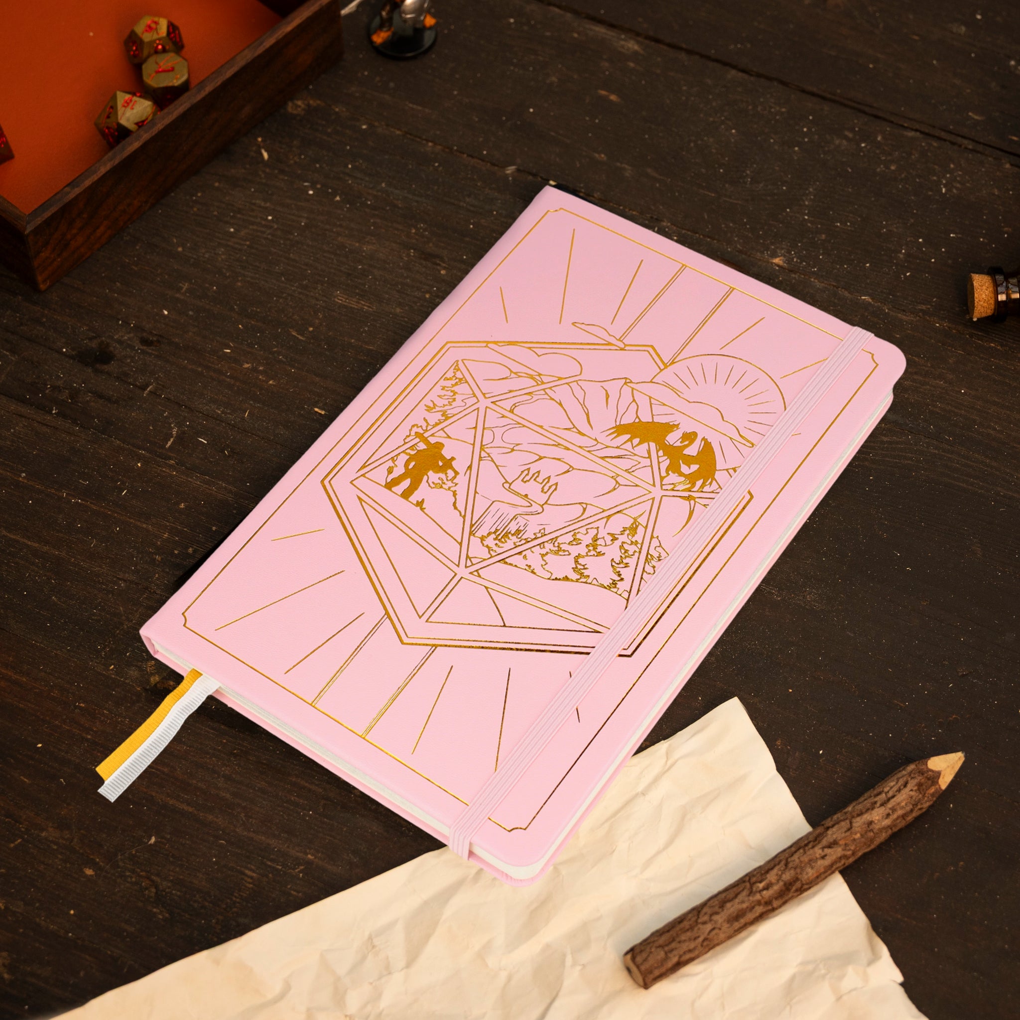 DnD 5e Player Journal - Pink