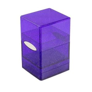 Ultra Pro Glitter Satin Tower Deck Box - Purple