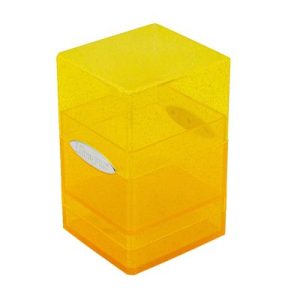 Ultra Pro Satin Tower Deck Box - Glitter Yellow