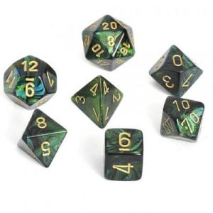 Scarab Jade/Gold 7-Die Set