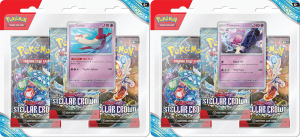 Pokemon TCG Scarlet & Violet Stellar Crown 3-Booster Blister (Random)