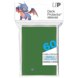 Ultra Pro PRO-Gloss Small Deck Protector Sleeves - Green 62x89mm (60 Θήκες)