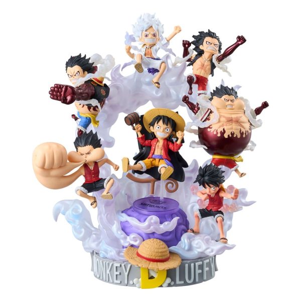 One Piece World Collactable Figures x S.H. Figuarts - Monkey D. Luffey Φιγούρα Δράσης (8cm)