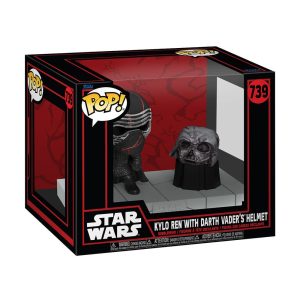 Φιγούρα Funko POP! Deluxe: Star Wars - Kylo Ren with Darth Vader's Helmet #739