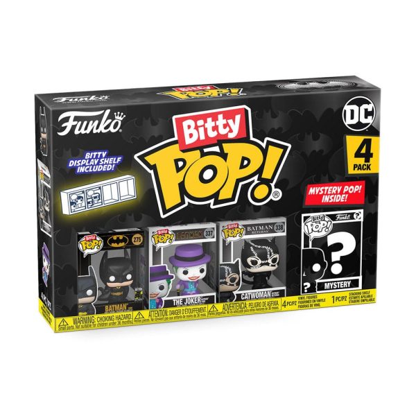 Batman 85th Anniversary Bitty POP! Vinyl Figure 4 - Pack Batman 2,5 cm