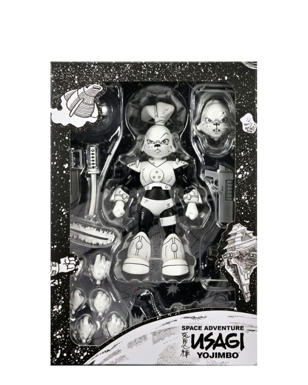 Usagi Yojimbo Action Figure Space Usagi Yojimbo Black & White Figure 18 cm