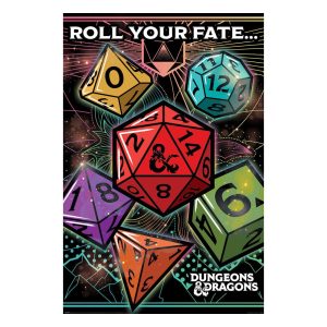 Dungeons & Dragons Poster Pack Roll Your Fate 61 x 91cm