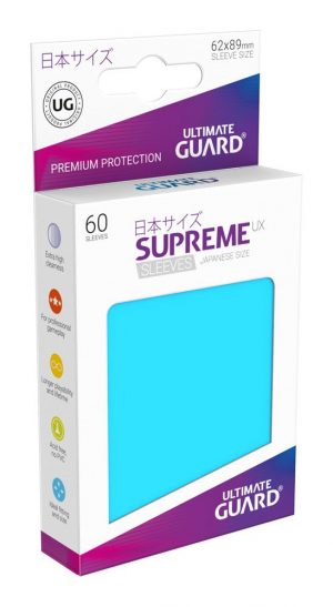 Ultimate Guard Sleeves - Supreme UX Japanese Light Blue 62x89mm (60 Θήκες)