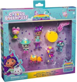 Spin Master Gabby's Dollhouse: Cat-Errific Celebration - Celebration Figure Gift Set