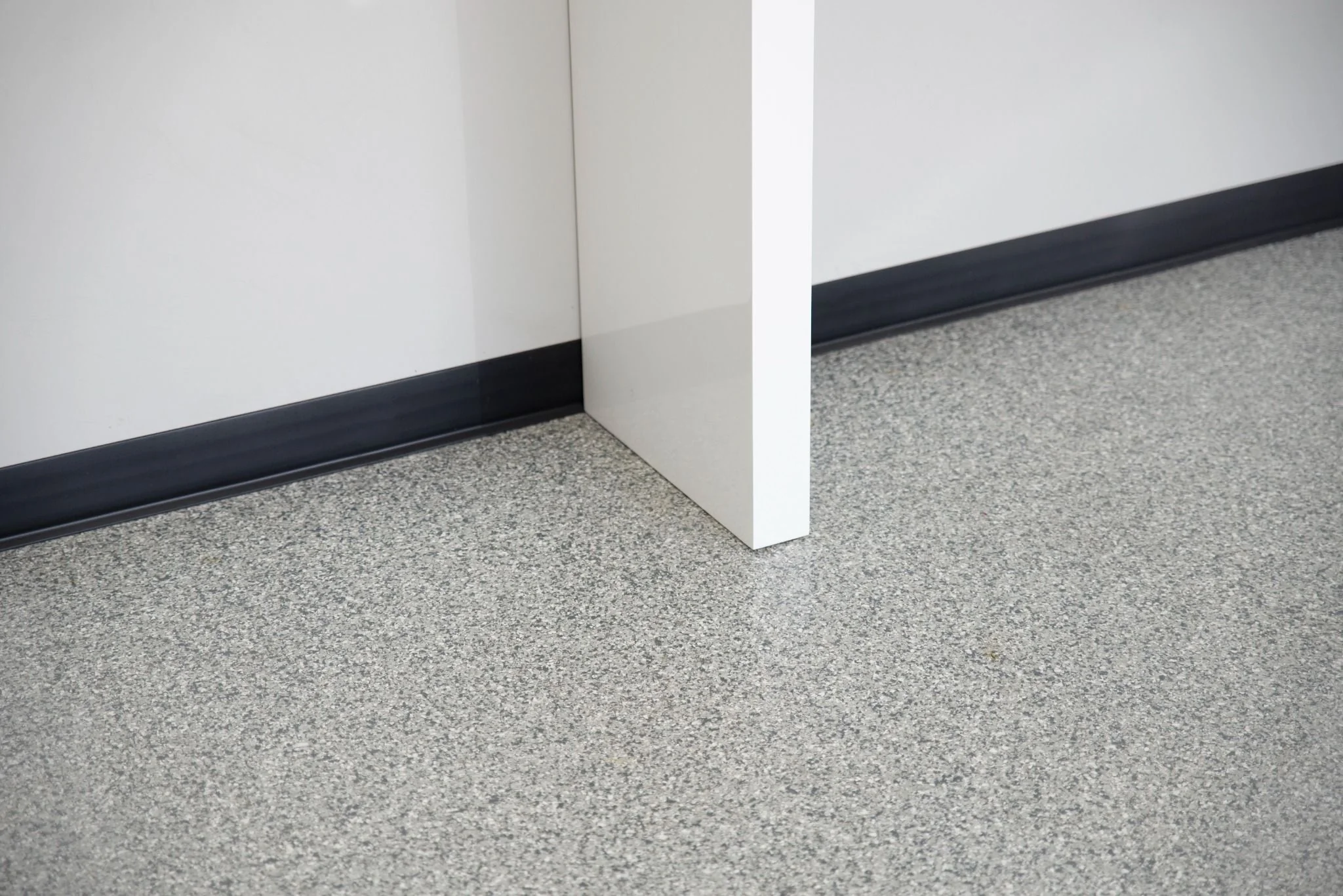 Decorative flake epoxy flooring system in Toronto