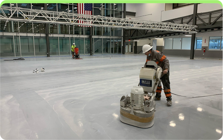 Heavy-duty commercial epoxy flooring in Toronto
