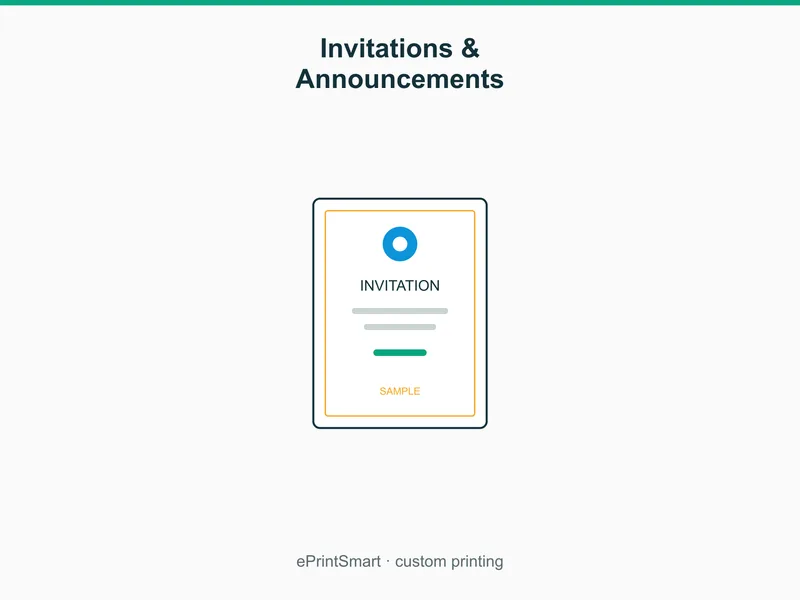 Invitations & Announcements — demo 1