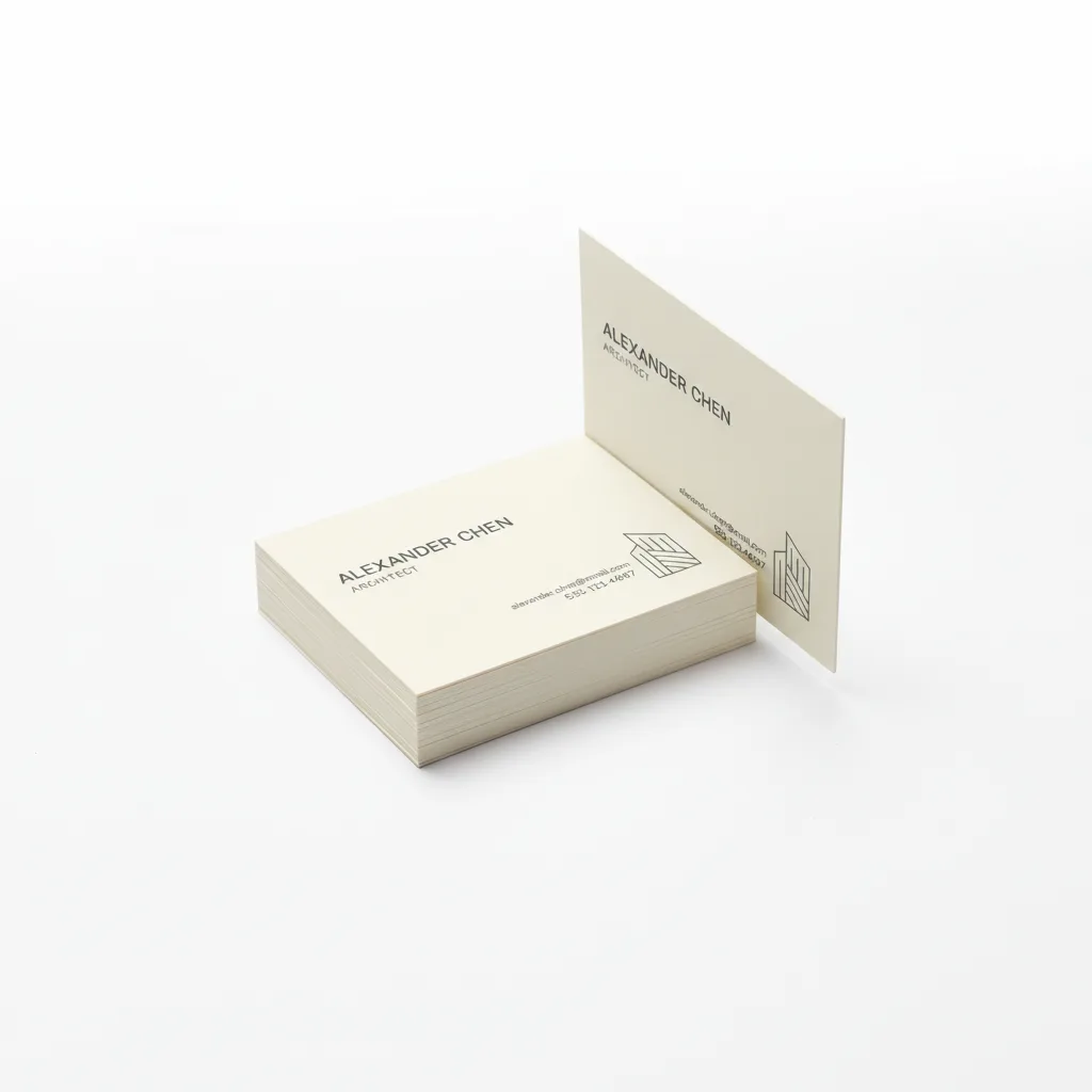 square visiting cards — photo 1
