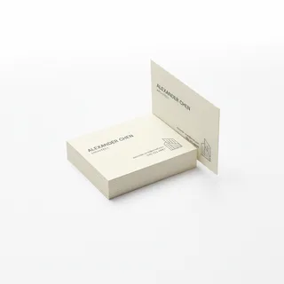 square visiting cards — photo 1
